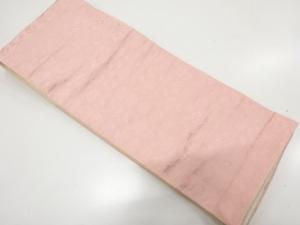 薔薇・リボン模様織り出し　リバーシブル半幅帯